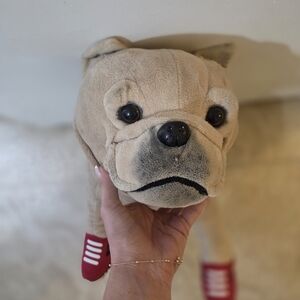 🐶❤️Adorable  Rare Skechers Go run Frenchie Bulldog plushie toy